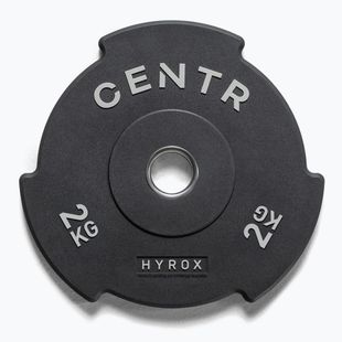 Bumperové závažie Centr Top Plate Centr x Hyrox black
