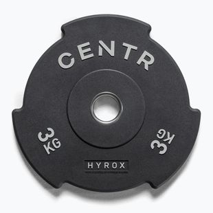Bumperové závažie Centr Top Plate Centr x Hyrox black