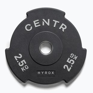 Bumperové závažie Centr Olimpijski Centr x Hyrox Interlocking Bumper Plate 2 pcs black