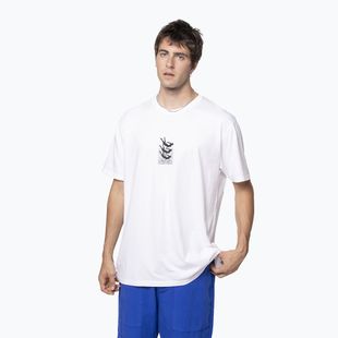 Pánske  tričko Kaotiko Washed Cosmic Order white