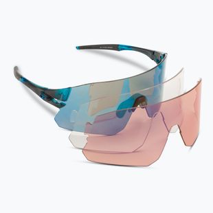 Cyklistické okuliare Tifosi Rail Clarion blue/ac red/clear
