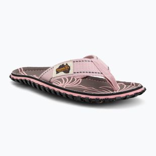 Žabky Gumbies Islander palm leaf pink