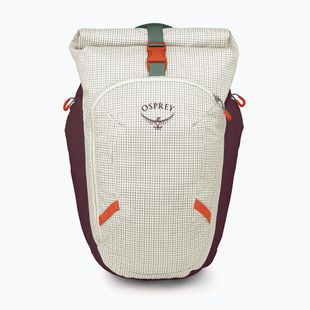 Mestský batoh Osprey Transporter Roll Top 30 l mystery white/moody burgundy