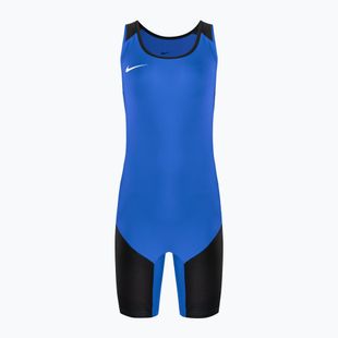 Pánsky zápasnícky dres Nike Weightlifting Singlet royal/black