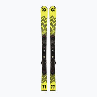 Detské zjazdové lyže Völkl Racetiger Jr Yellow + viazanie 4.5 VMotion Jr 100-120 cm yellow