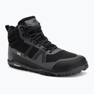 Topánky barefoot Xero Shoes Scrambler Mid II WP black/asphalt