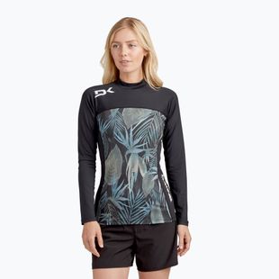 Dakine dámske plavecké tričko Hd Snug Fit Rashguard black/grey DKA651W0008