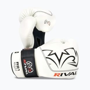 Boxerské rukavice Rival RB1 Ultra Bag 2.0 white