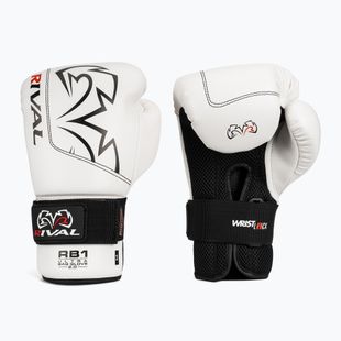 Boxerské rukavice Rival RB1 Ultra Bag 2.0 white