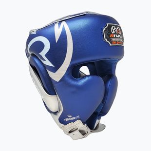 Boxerská prilba Rival RHG100 Professional Headgear blue/silver