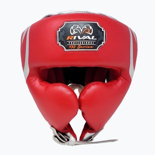 Boxerská prilba Rival RHG100 Professional Headgear red/silver/grey