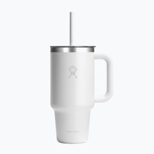 Termohrnček Hydro Flask Travel Tumbler Clear Lid white