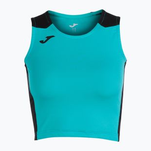 Dámske bežecké tričko Joma Record II Top turquoise/black