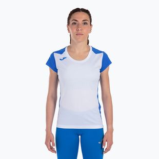 Dámske bežecké tričko Joma Record II white/royal
