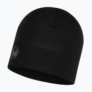 Klobúk BUFF Midweight Merino Wool Solid black 118006.999.10.00