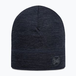 Zimná čiapka BUFF Lightweight Merino Wool solid night blue