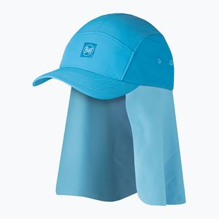 Detská šiltovka BUFF Desert Kids Solid azure