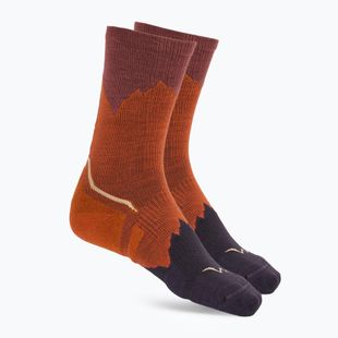 Ponožky BUFF Merino Lightweight Crew LWC3 zázvorovej farby