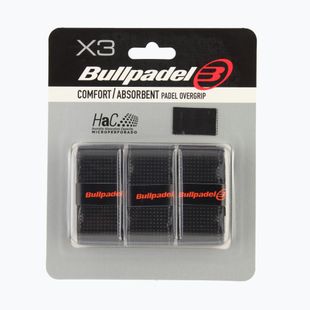 Omotávky na rakety na padel Bullpadel GB-1201 Comfort Absorbent 3 ks black