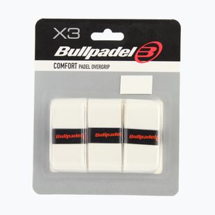 Omotávky na rakety na padel Bullpadel GB-1200 Comfort 3 pcs. white