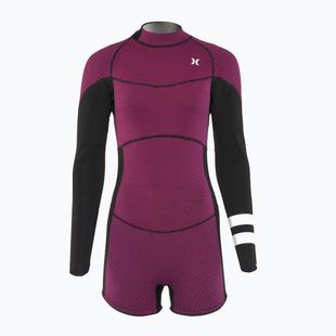 Hurley Advant Shorty Texture 2/2 mm Springsuit raspberry dámsky neoprénový oblek