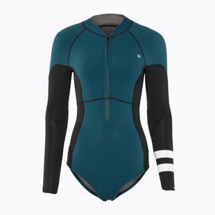 Hurley Advant Texture 2/2 mm Springsuit dámsky neoprénový oblek black/skyblue