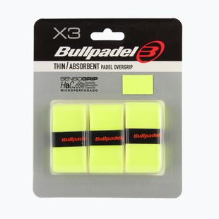 Omotávky na rakety na padel Bullpadel GB-1705 Senso Absorbent 3 ks fluor yellow