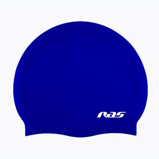 Detská plavecká čiapka RAS Silicone royal blue