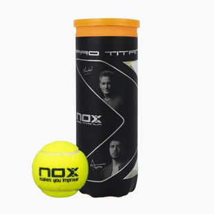 Padelové loptičky NOX Pro Titanium 3 pcs yellow