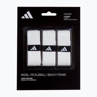 Owijki do rakiet do padla adidas Padel Overgrip Set 3 ks  white