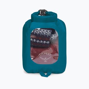 Nepromokavý vak Osprey DrySack w/Window 3 l waterfront blue