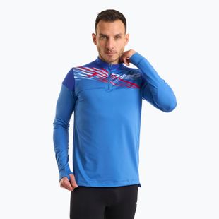 Pánska bežecká mikina Joma Elite X modrá 901810.700