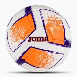 Futbalová lopta Joma Dali II biela/fluor oranžová/fialová veľkosť 5