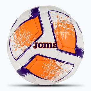 Futbalová lopta Joma Dali II biela/fluor oranžová/fialová veľkosť 3