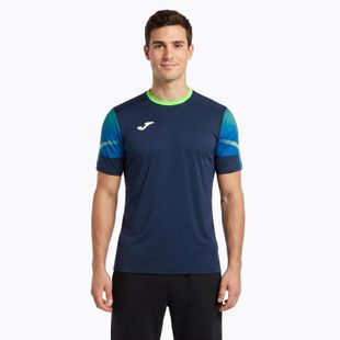 Pánske bežecké tričko Joma Elite XI navy/fluor green