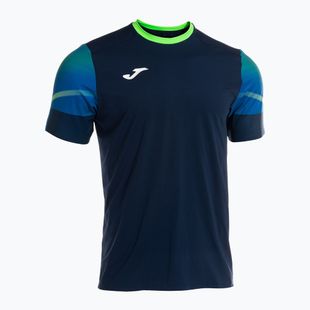 Pánske bežecké tričko Joma Elite XI navy/fluor green