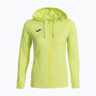 Dámska tenisová mikina Joma Sculpture II Zip-Up Hoodie W lime