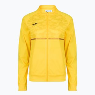 Dámska bežecká mikina Joma Record III Full Zip žltá