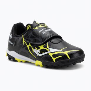 Detské futbalové kopačky Joma Super Copa Jr TF black / fluor yellow