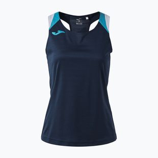 Dámske tenisové tričko Joma Terra Tank Top dark navy/turquoise fluor