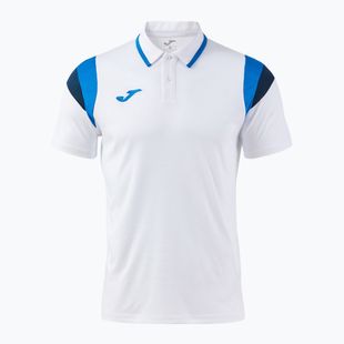 Pánske tenisové tričko Joma Terra Polo white/royal