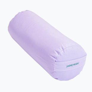 Valec na jogu JadeYoga Organic Cotton Round Bolster lavender