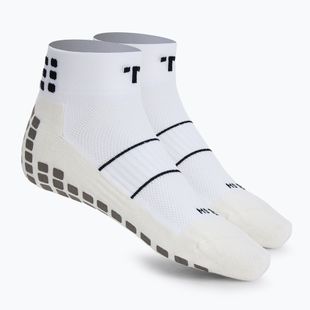 Tenké futbalové ponožky TRUsox  3.0 s dĺžkou nad členky biela/čierna