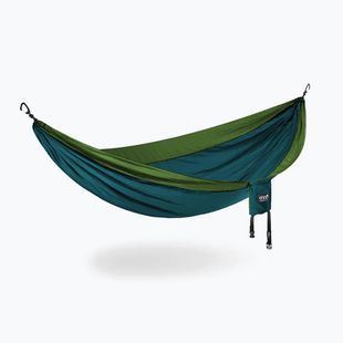 Turistická hojdacia sieť ENO Single Nest navy blue-green SN016