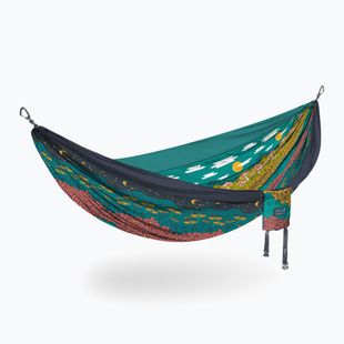 ENO DoubleNest Print turistická hojdacia sieť na deň až noc