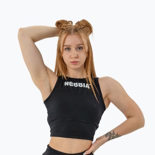 Dámsky tréningový top NEBBIA Gym Therapy Cropped black