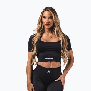 Dámske tréningové tielko  NEBBIA Flow Seamless black