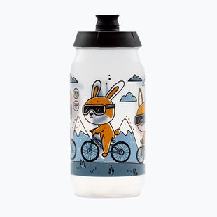 Detská fľaša na bicykel Kellys Kolibri 550 ml transparent