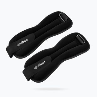 Závažia na zápästia a členky GymBeam 2 x 2 kg black