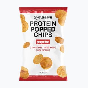 Proteínové čipsy GymBeam Protein Popped 40 g pepper